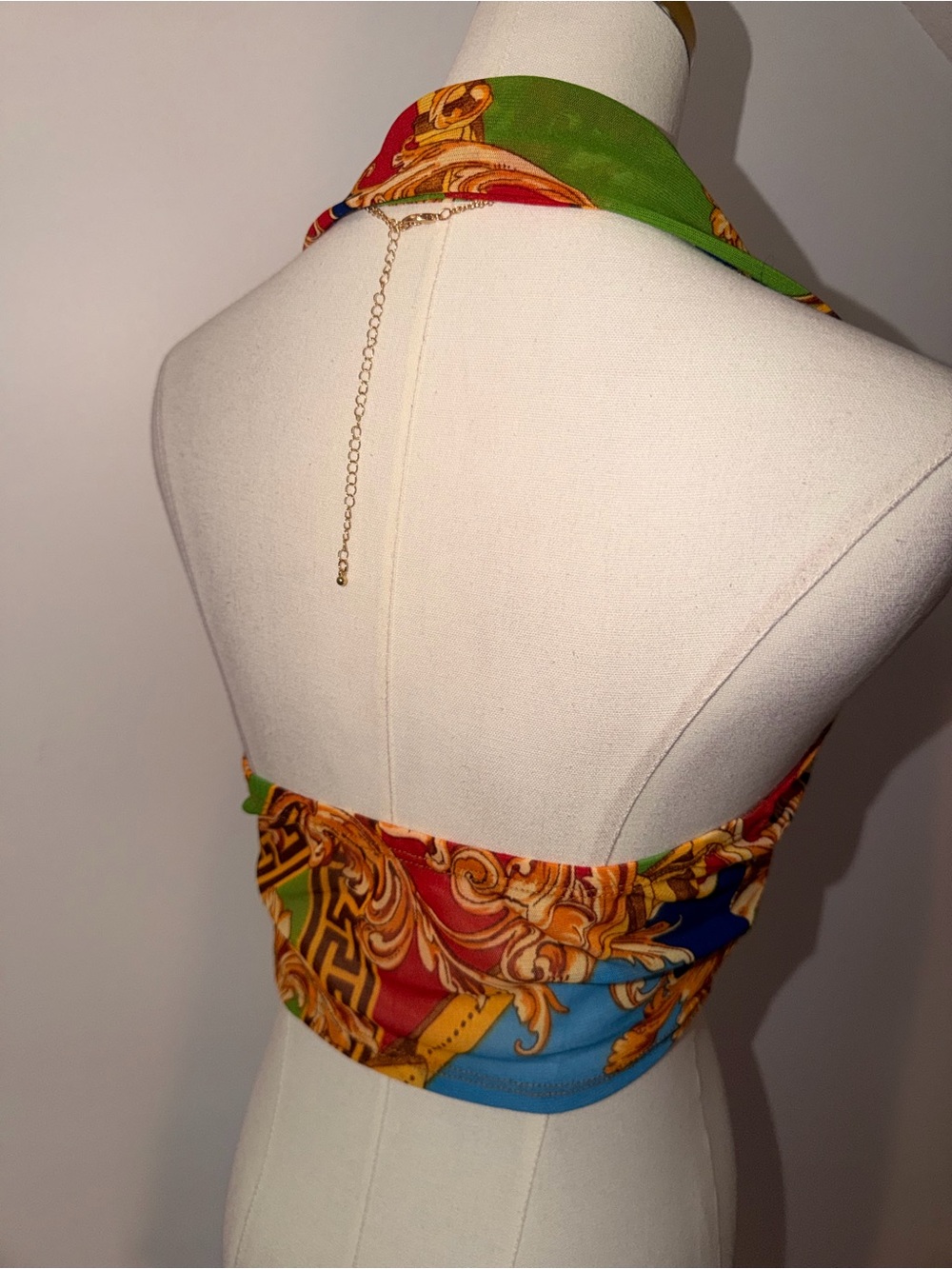 Multicolor Halter Top - Picture 4 of 4